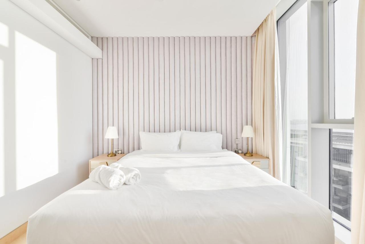 Posh 2 Bedroom Oceanfront Apt In The Heart Of Bluewaters Island Дубай Экстерьер фото